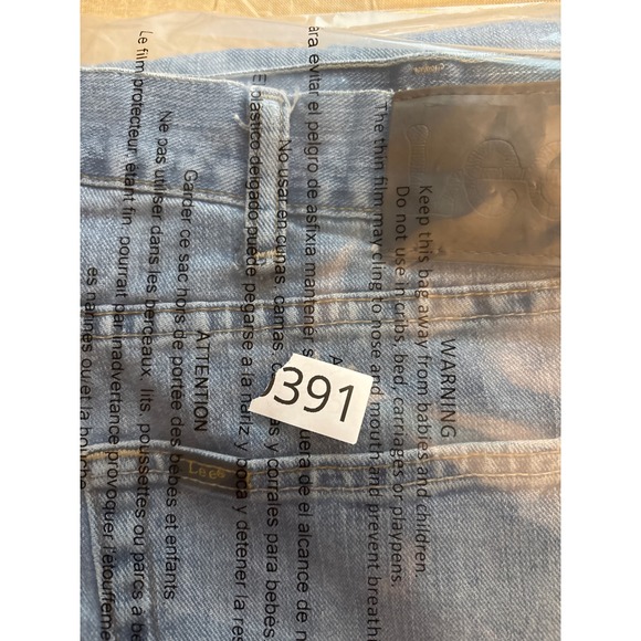 Lee Regular Fit Straight Leg Light Wash Denim Jeans Mens Size 36x30 - Picture 7 of 7